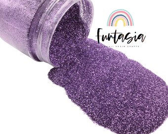 LIGHT PURPLE Ultra Fine Loose Glitter, Polyester Glitter, Solvent Resistant, Premium Quality Glitter, 1 oz Bottle