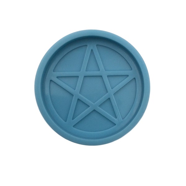 Star Badge Reel/Phone Grip Mold, Shiny Mold, Silicone Molds for Epoxy Crafts, Resin Craft Molds