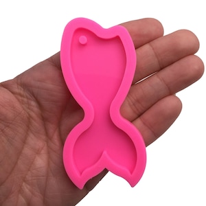 Mermaid Tail Silicone Mold, Shiny Mold, Silicone Molds for Epoxy Crafts, Resin Craft Molds, Epoxy Resin Jewelry Making Supplies
