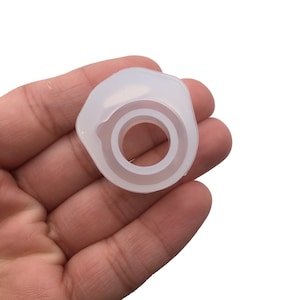 Ring Silicone Molds, Resin Casting Molds, For UV Resin, Epoxy Resin Jewelry Making, Diamond Shape, Size 7
