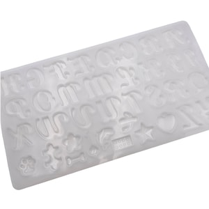 Letters Silicone Mold, Alphabet Mold, Silicone Molds for Epoxy Crafts, Resin Craft Molds - 2109