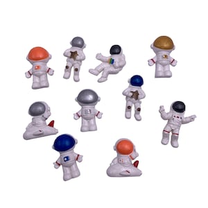 4 Assorted Astronaut Cabochons, Space Cabochon, Kawaii Cabochon, Cute Cabochon