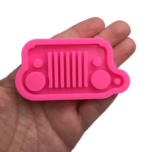 Jeep Car Lights Silicone Mold, Shiny Mold, Silicone Molds for Epoxy Crafts, Resin Craft Molds, Epoxy Resin Jewelry Making Supplies