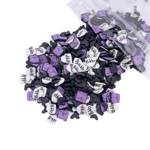 Franky Mix Clays, Halloween Polymer Clay Slices, Fake Sprinkles, Clay Slices for Nail Art and Slime