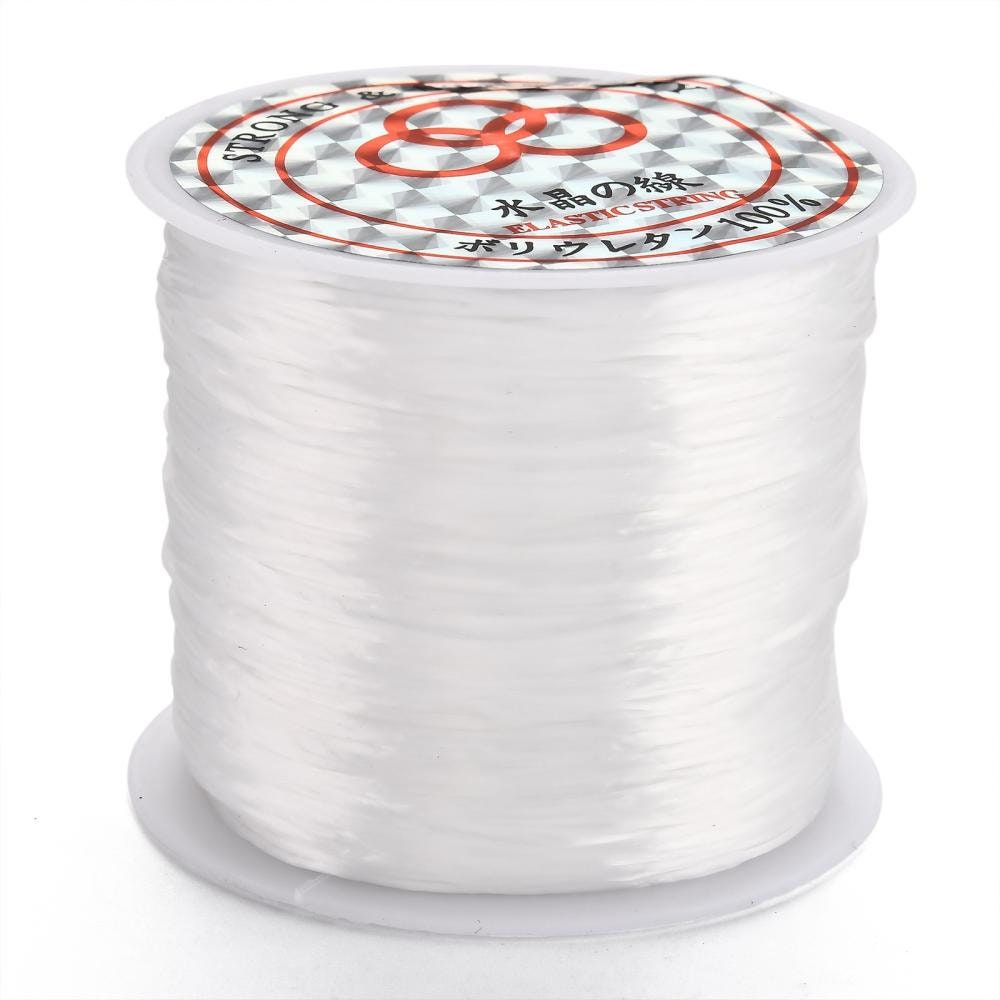 Translucent .5mm Elastic String Elastic Cord Clear Beading Thread Stretch  Cord Bracelet String  Crystal Thread 
