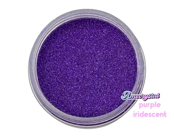 Purple Iridescent Ultra Fine Glitter, Polyester Glitter, Solvent Resistant, Premium Quality Glitter, 1 oz Bottle