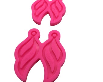 Shiny Silicone Earring Mold, Shiny Silicone Molds for Epoxy Crafts, Resin Craft Molds, Epoxy Resin Jewelry Making Supplies