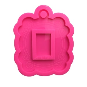 Picture Frame Silicone Mold, Shiny Mold, Silicone Molds for Epoxy Crafts, Resin Craft Molds, Epoxy Resin Jewelry Making Supplies