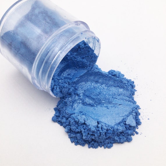 LIGHT BLUE Mica Powder Pigment, Cosmetic Grade, Mica Powder for