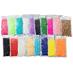 BULK Jelly Resin Rhinestones 5000pcs/3000pcs, Choose Size and Color, 3mm, 4mm or 5mm, Faceted Resin Rhinestones, Non-Hotfix