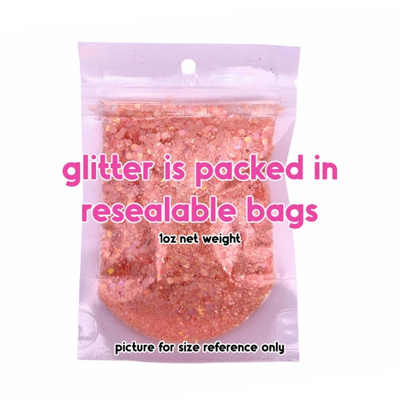 PINK PARADISE Color Shift Chunky Glitter Mix, Loose Glitter