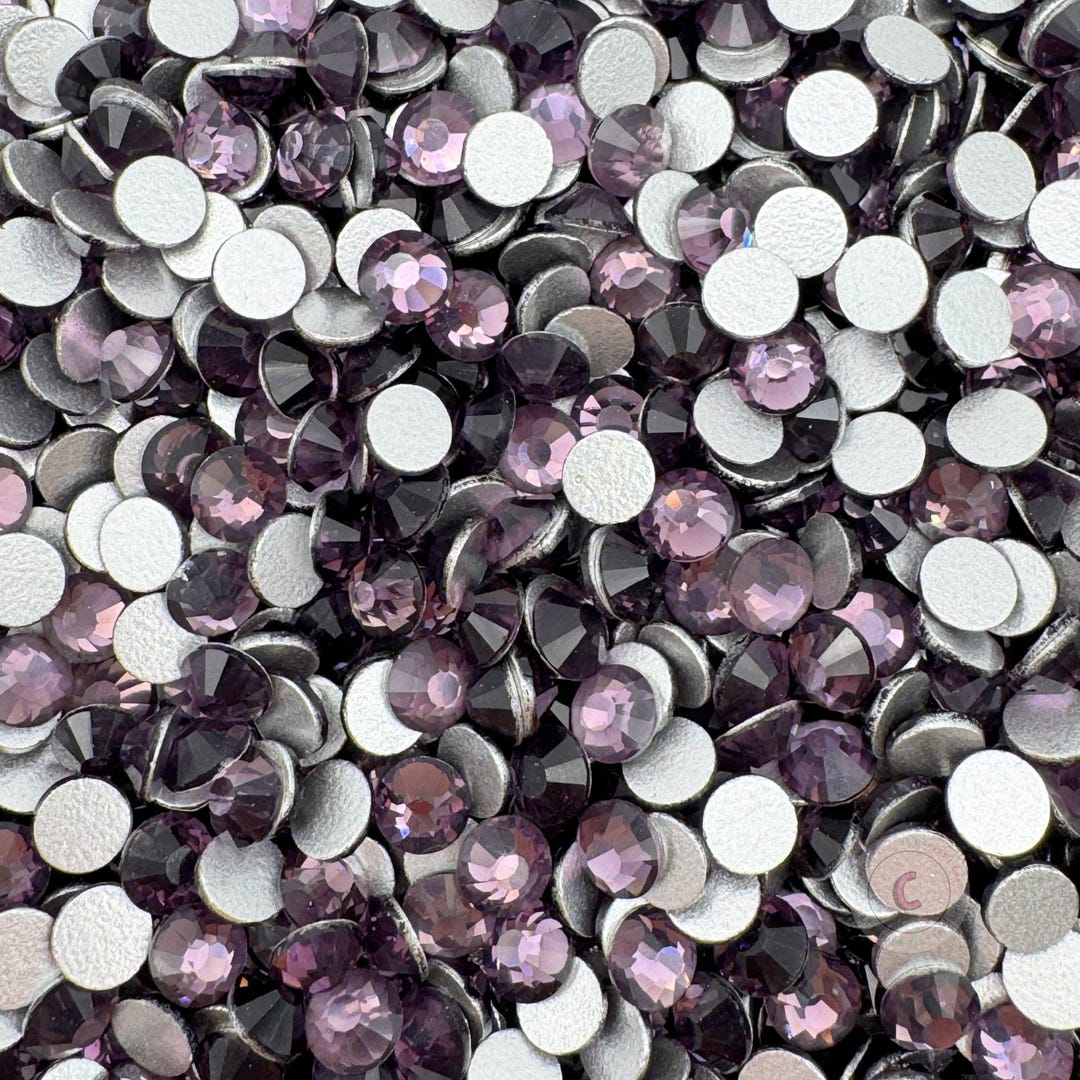 Tanzanite Glass Flatback Rhinestone - Etsy