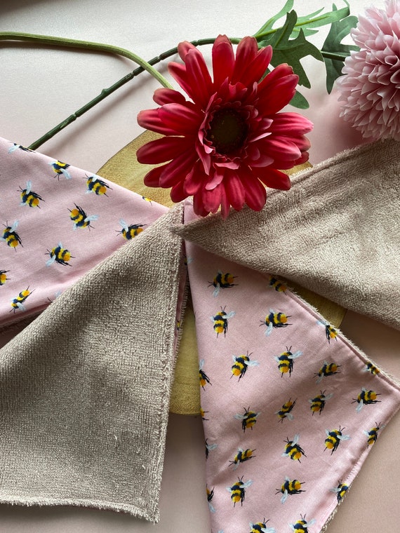 Super Soft Bamboo Cotton Face Flannel | Large Face Wipes | Reusable Face Cloth | Reusable Baby Wipes | Eco-friendly Face Wipes