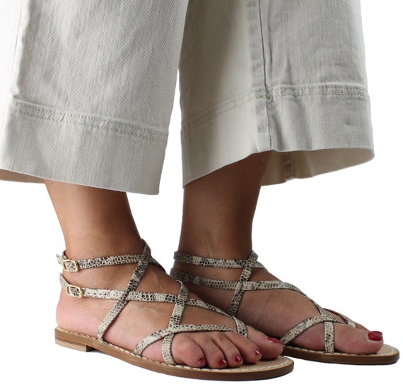 Capri Flat Lace-Up Sandal: Women's Shoes, Sandals