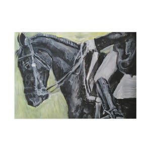 Ensemble de cartes postales aquarelles de cheval de dressage, papeterie équestre, cadeau pour amateur de chevaux, impressions d'art, lot de cartes de correspondance équins, décoration équestre