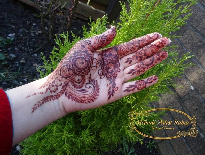 5 Henna Mehndi Cones Natural Organic Hand Made UK Temporary | Etsy UK