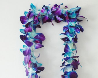 Fresh Flower Lei "Orchid Lei"  Weddings Graduation Parties