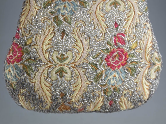 Gorgeous vintage French beaded evening bag/ purse… - image 7
