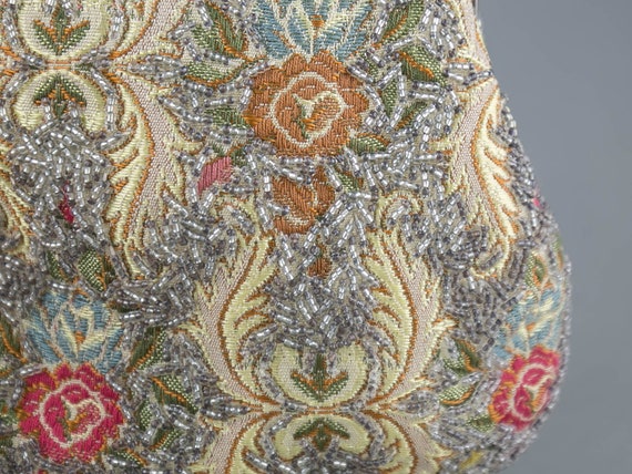 Gorgeous vintage French beaded evening bag/ purse… - image 6