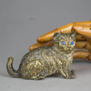 Antique Vienna Bronze Cats - Etsy
