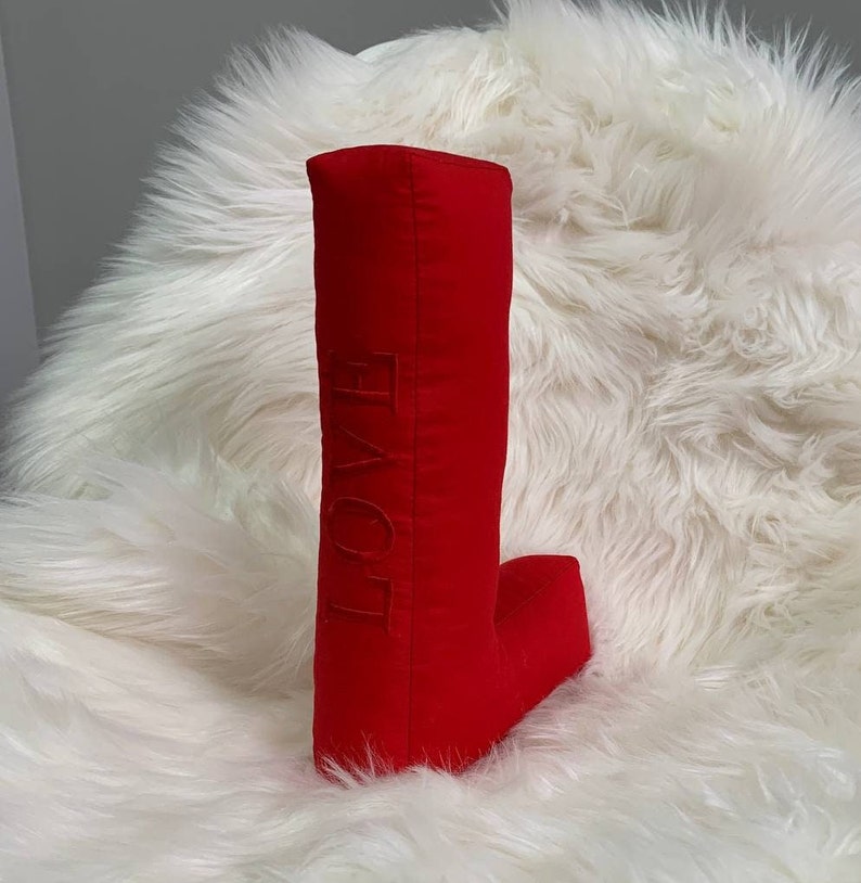 Multicolored Letter Cushion Name Letter Pillow Personalized Etsy