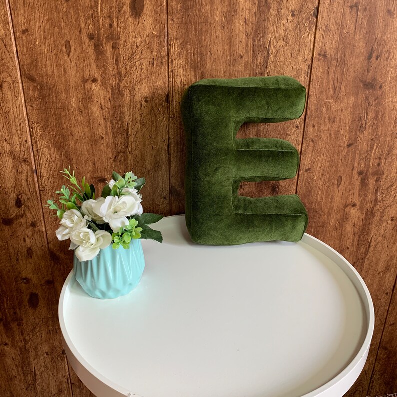 Multicolored Letter Cushion ABC Velvet Letter Shaped Etsy