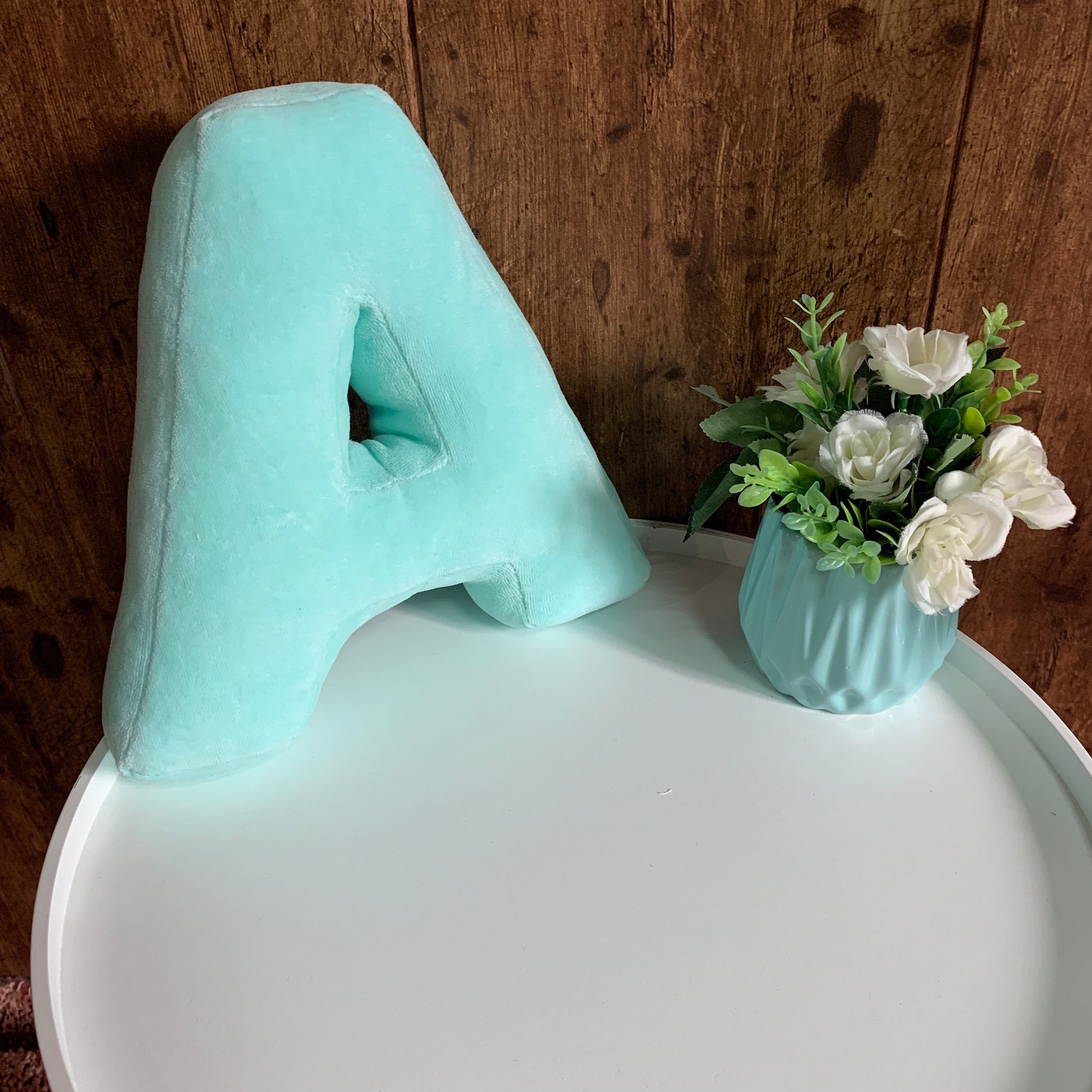 Multicolored Letter Cushion ABC Velvet Letter Shaped Etsy