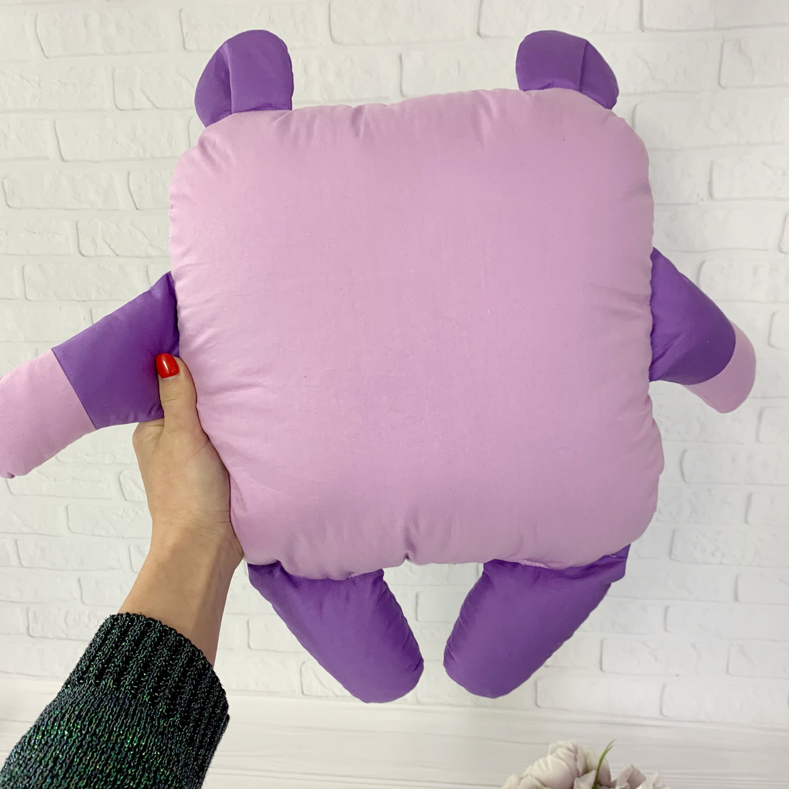 teddy bear and pillow