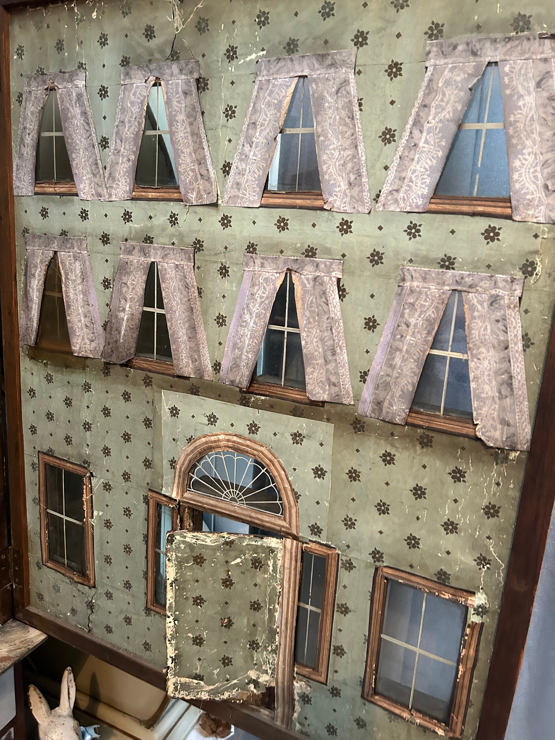 Rare Antique English Dolls House Circa 17801810 Etsy UK