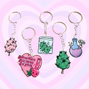 Kawaii Stoner Keychains