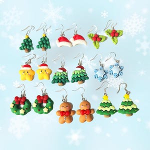 Christmas Holiday Dangle Earrings