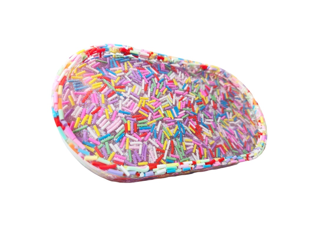 Glittery Sprinkle Rectangle Tray - Kawaii Candy Tray - Etsy