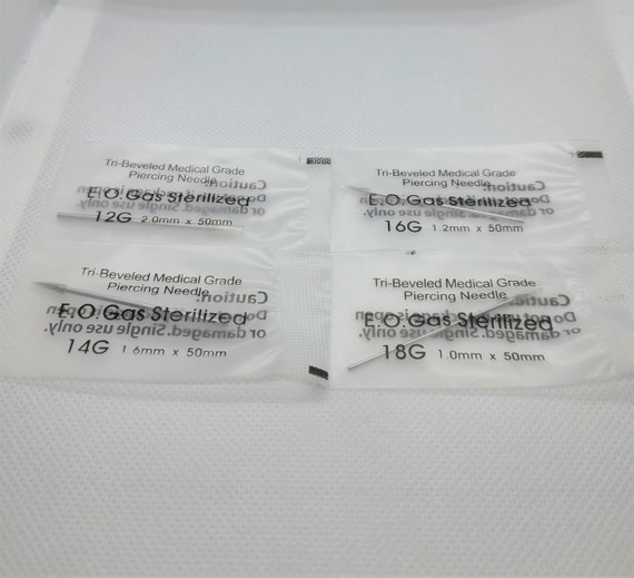 Professional Disposable Sterilized Industrial Piercing Kit 10pc