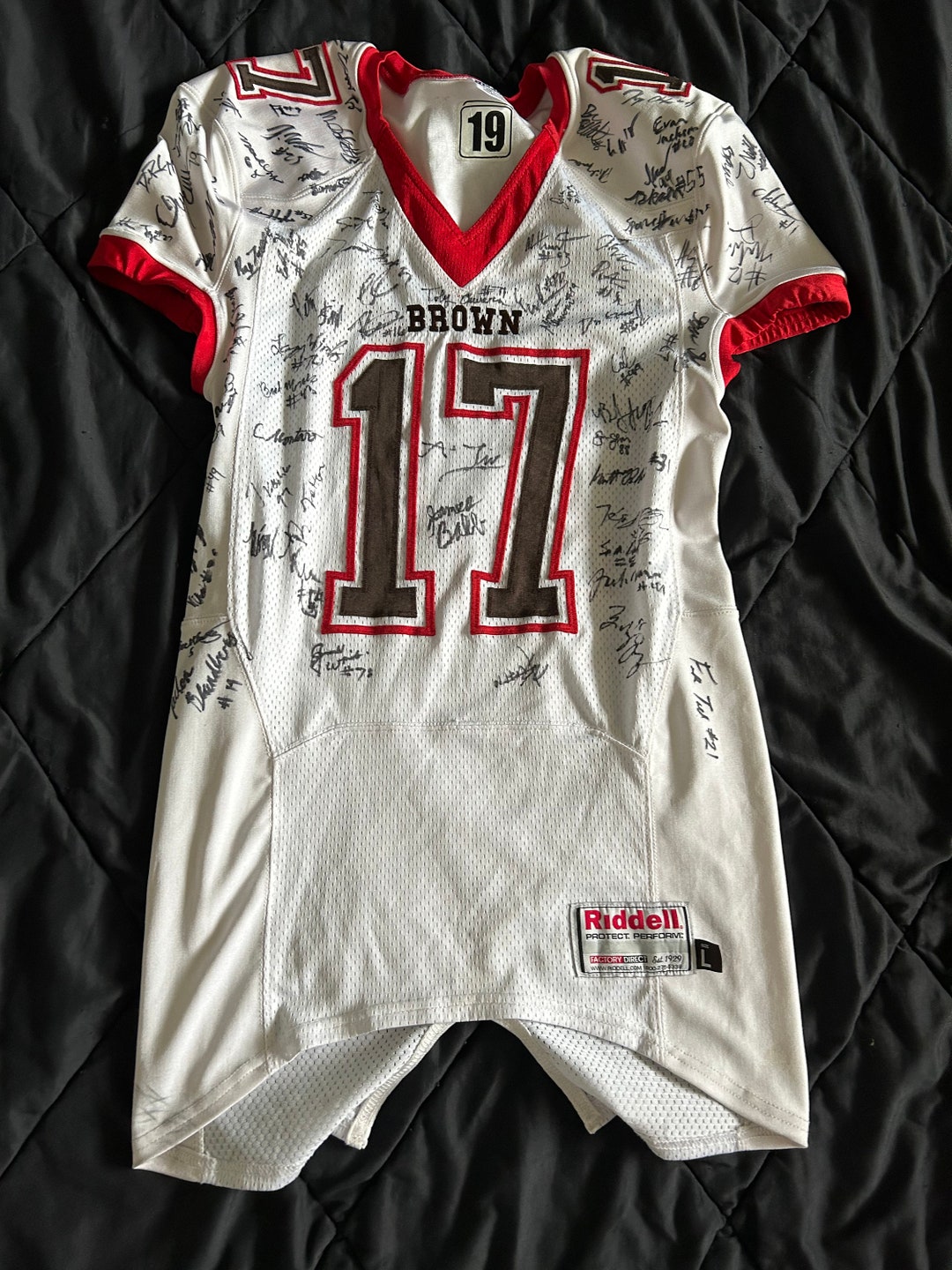 2017 Brown University Team Signed Football Jersey Etsy
