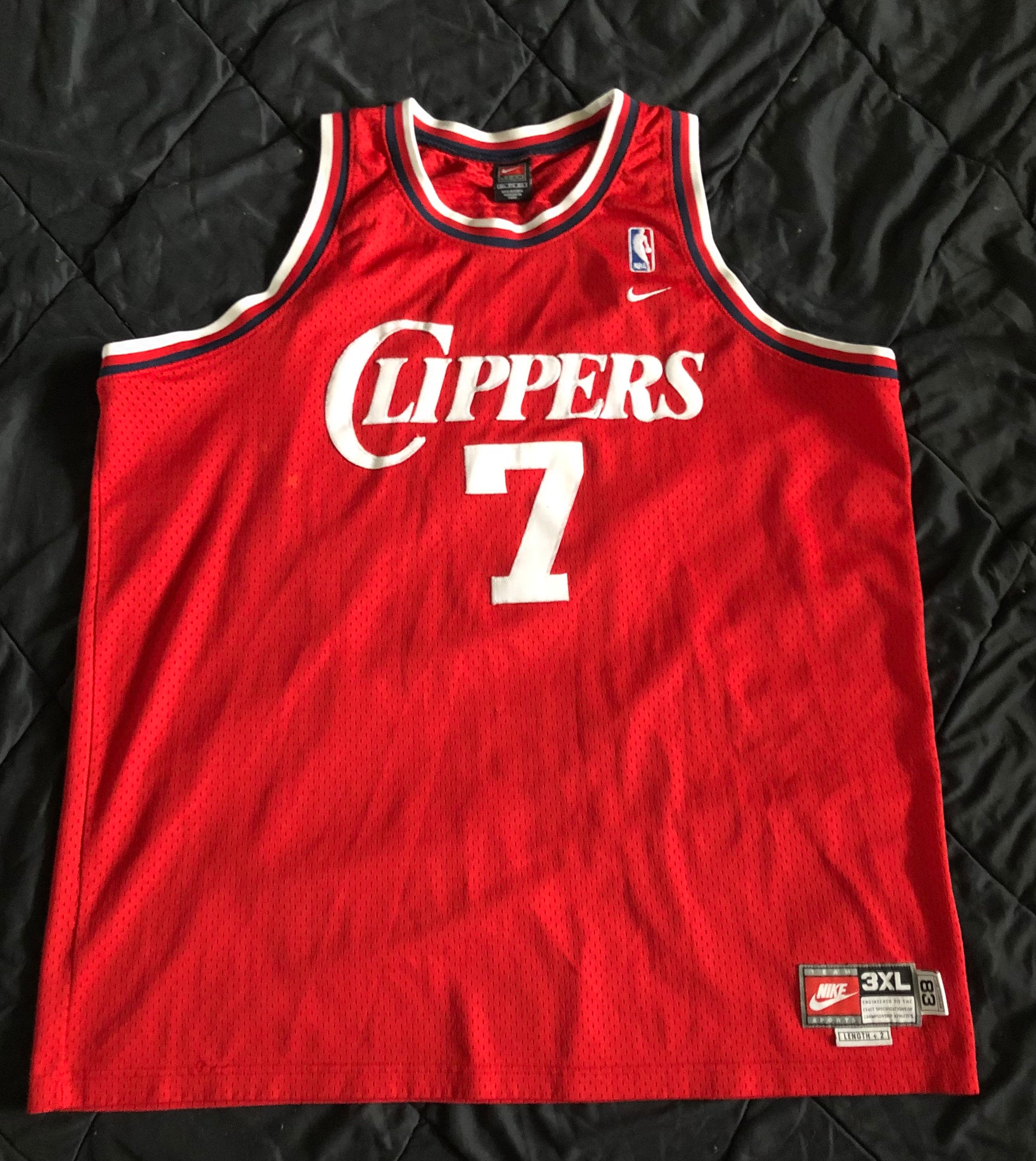 Nike NBA Los Angeles Clippers Player Issued Warm Up Shirt