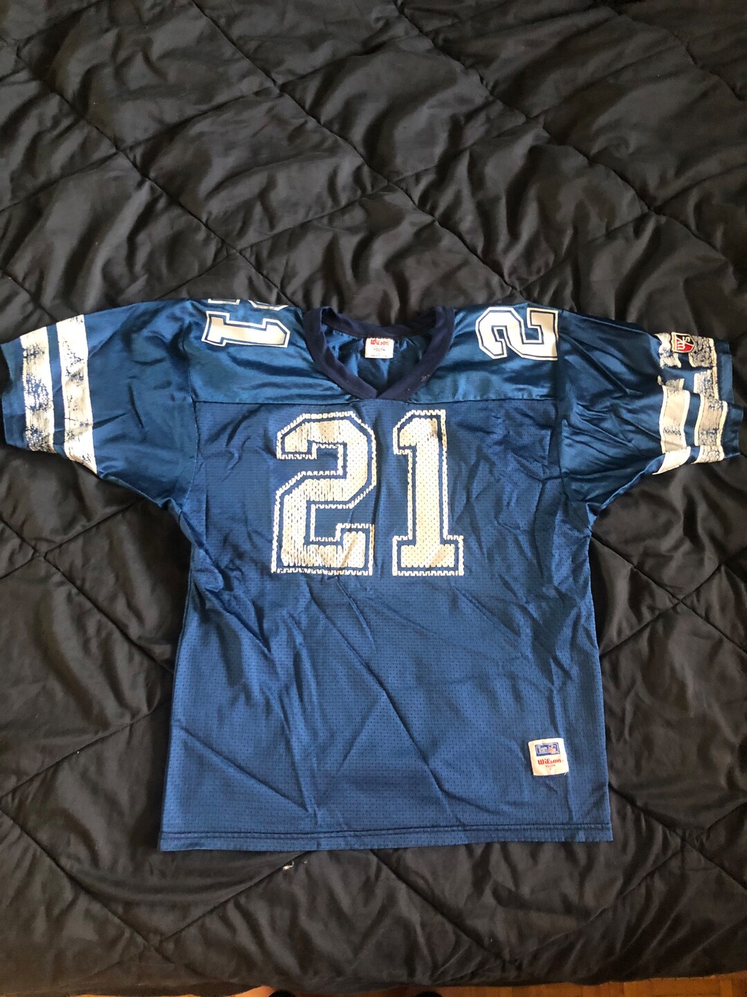 Vintage Wilson Deion Sanders Dallas Cowboys Jersey Size Womans Small