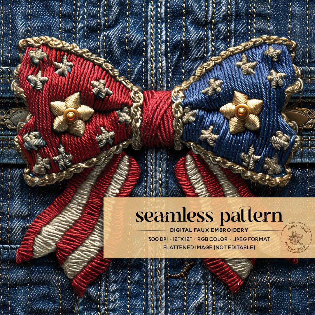 Rood Wit En Blauwe Strik