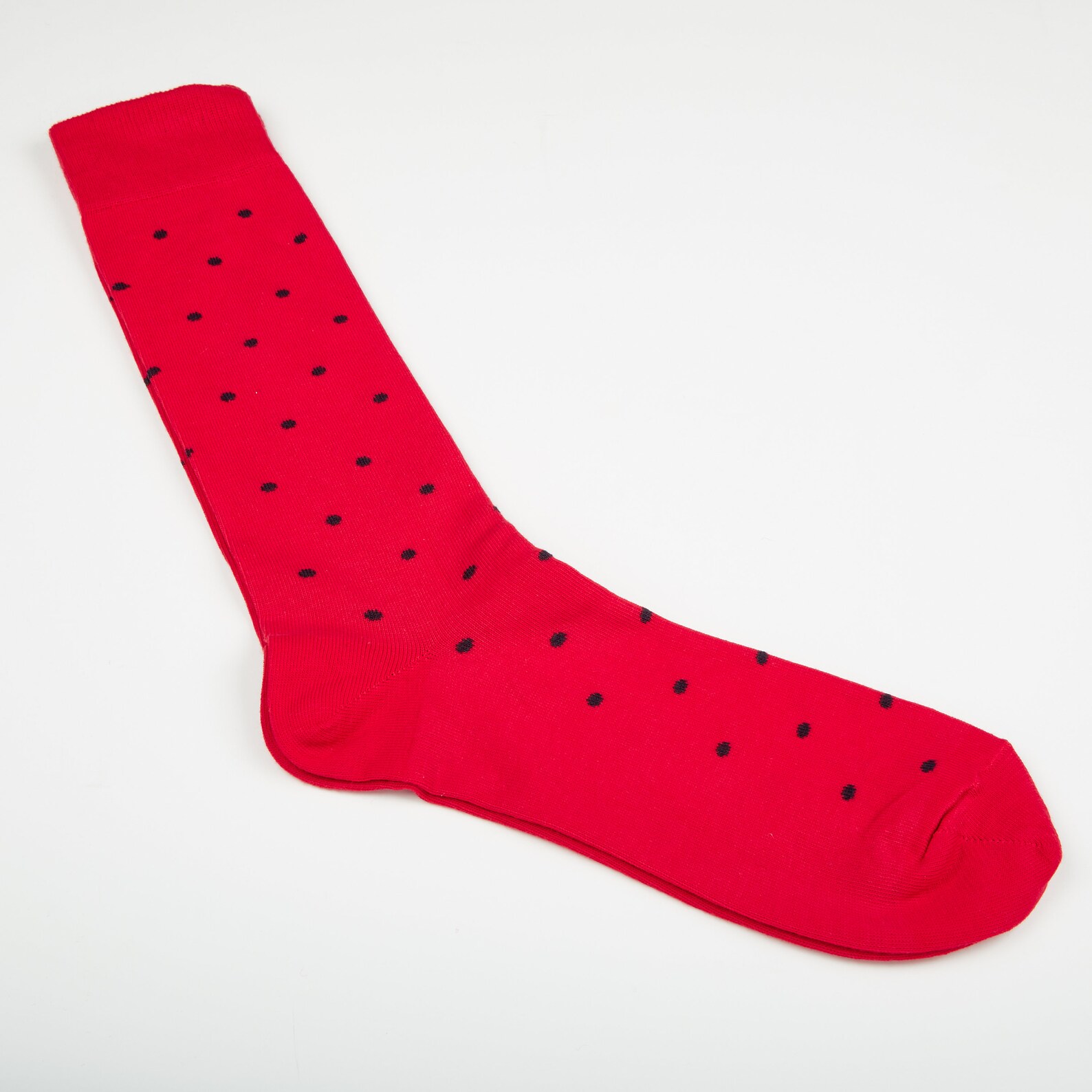 Mens Red and Black Polkadot Cotton Socks One Size - Etsy