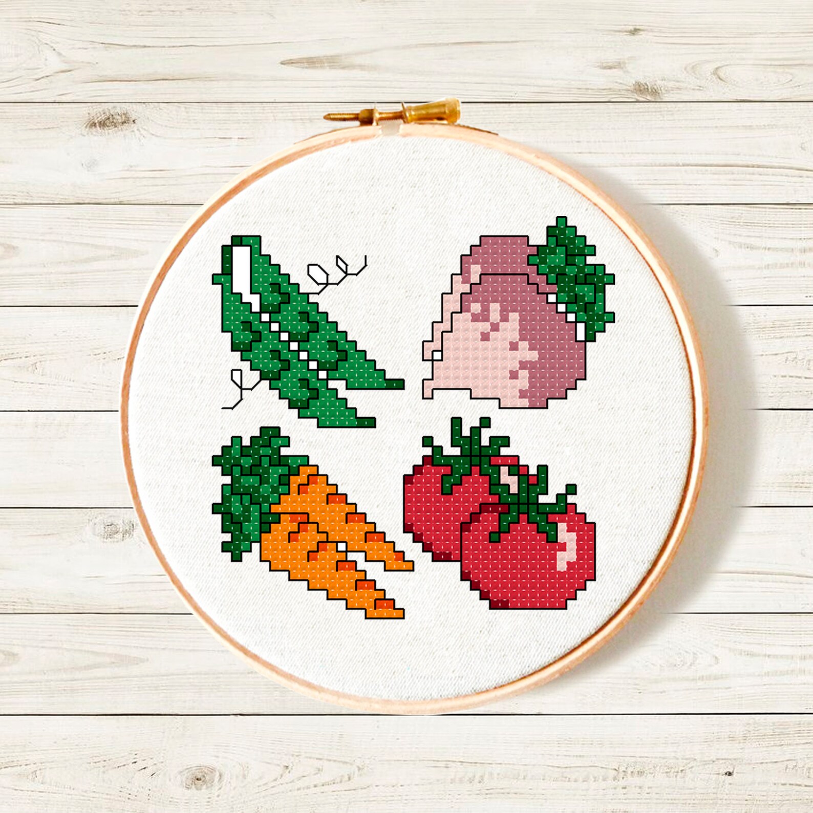 Food cross stitch pattern PDF Small cross stitch for kitchen | Etsy