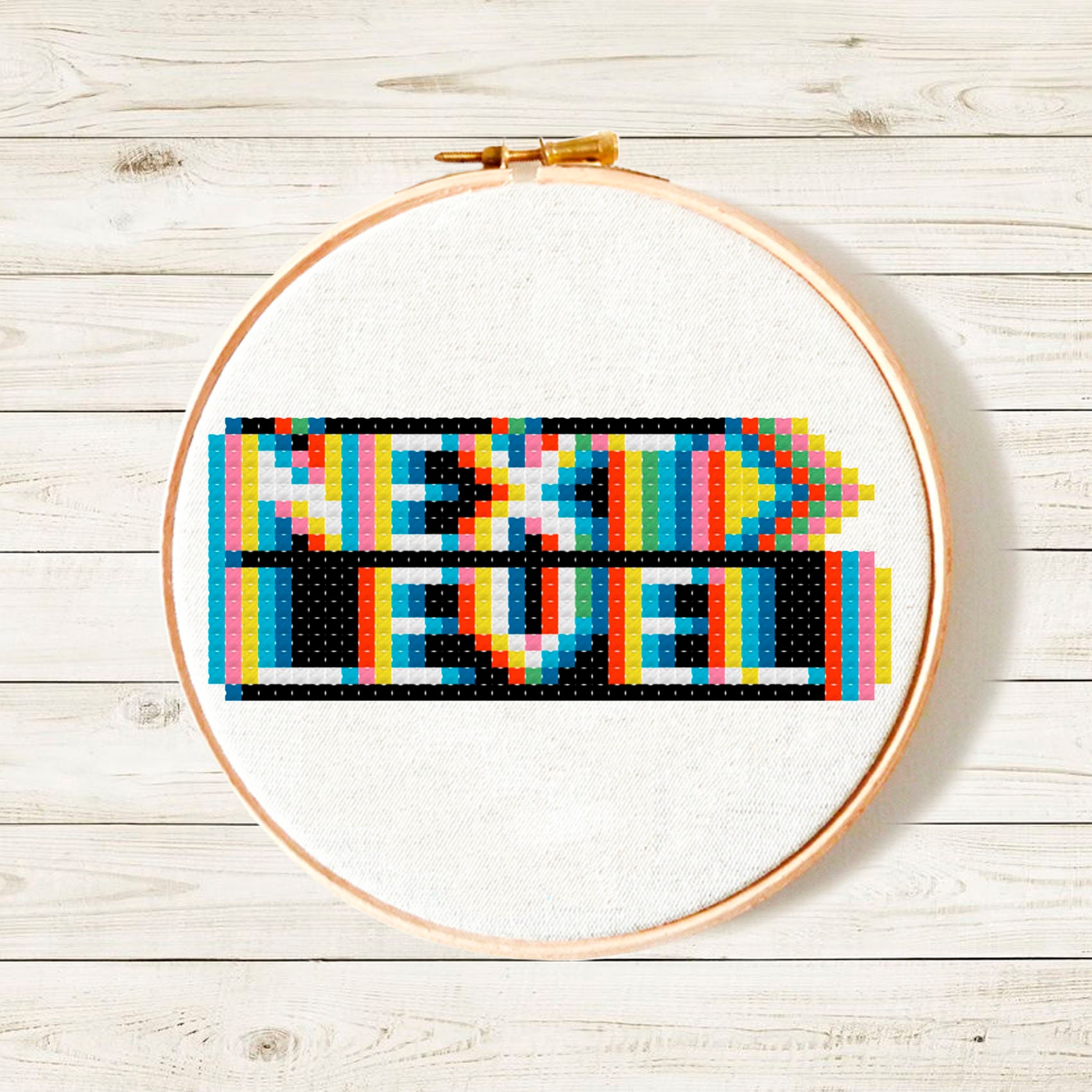 Video game cross stitch PDF pattern Funny arcade decor Etsy