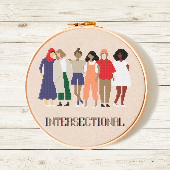 Intersectional Feminist PDF Cross Stitch Pattern
