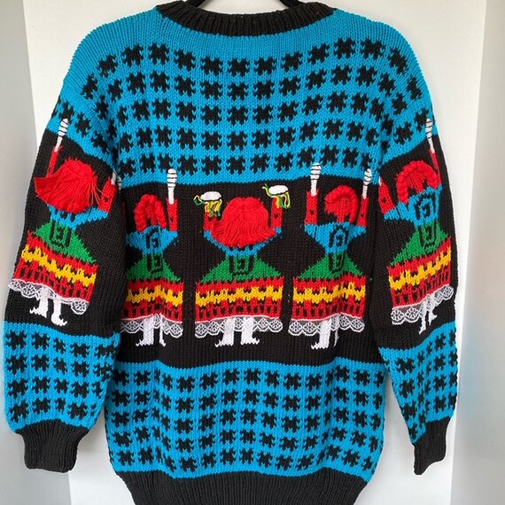 New Vintage Novelty Fun 3-D Sweater from the 1990… - image 4