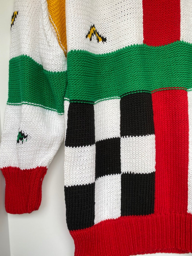 geometric shape sweater