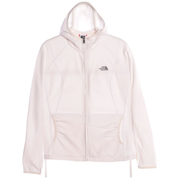 white north face zip up
