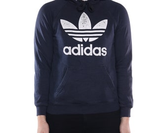 navy blue adidas hoodie