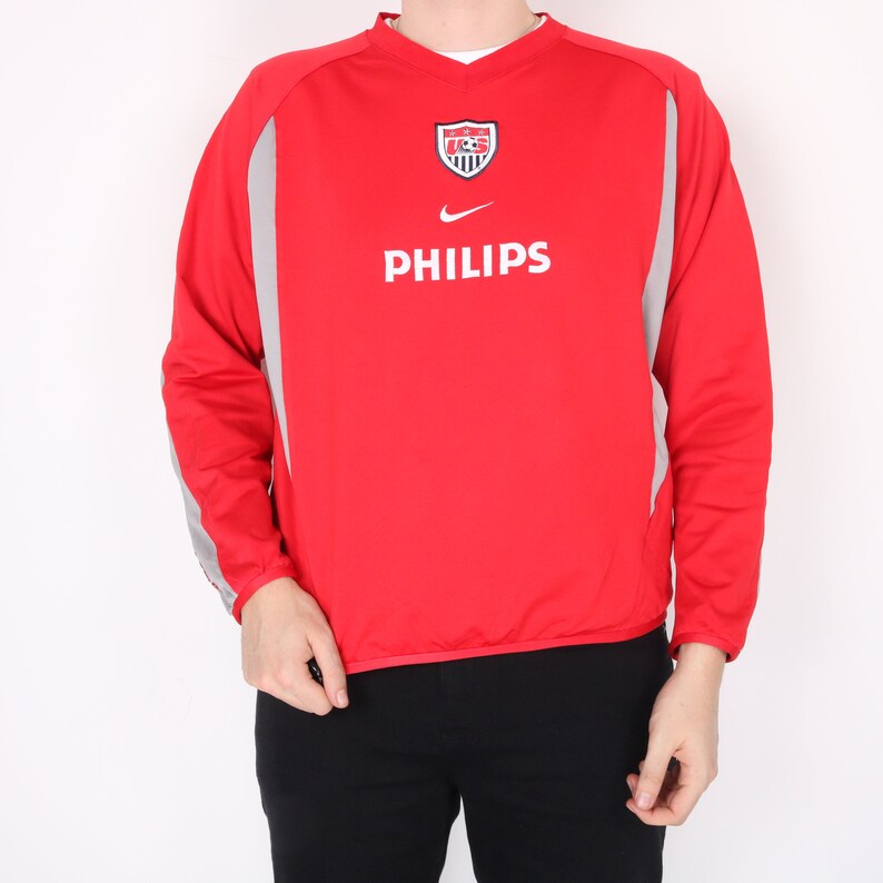 nike sweatshirt with red tick