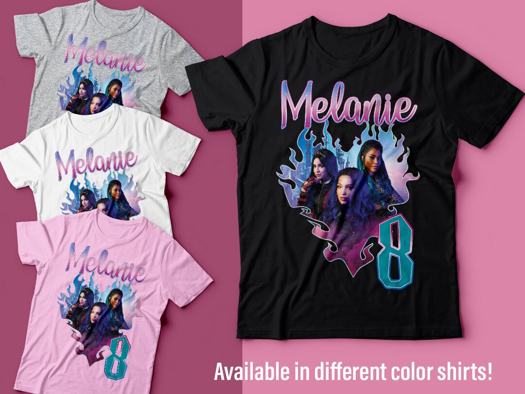 Descendants, Descendants Birthday Shirt, Personalized Descendants Shirt ...