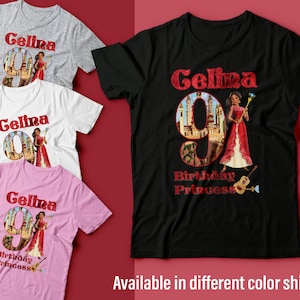 Personalized Elena of Avalor Birthday Shirt: Party Outfit