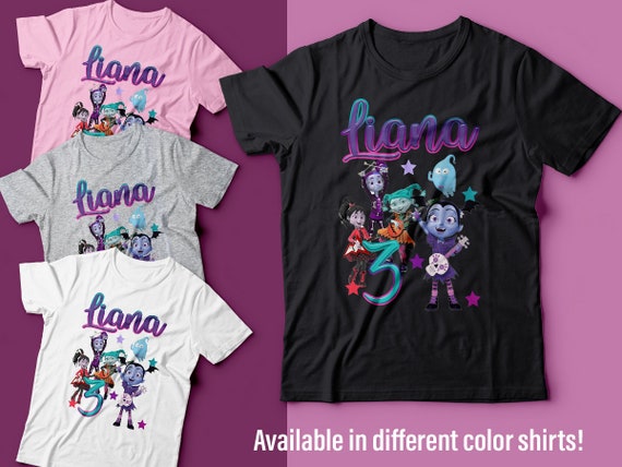 Camiseta de cumpleanos de Vampirina Camiseta de Vampirina Articulos de fiesta de Vampirina Fiesta de Vampirina Traje de Vampirina Cumpleanos de Vampirina Etsy Espana