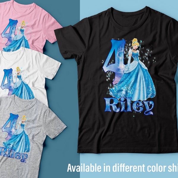 Cinderella Princess - Cinderella Birthday - Cinderella Shirt - Cinderella Birthday Shirt - Cinderella - Cinderella Costume - Princess Shirt